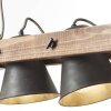 Brilliant-Leuchten Decca Lampada a Sospensione Legno scuro, Nero, 2-Luci