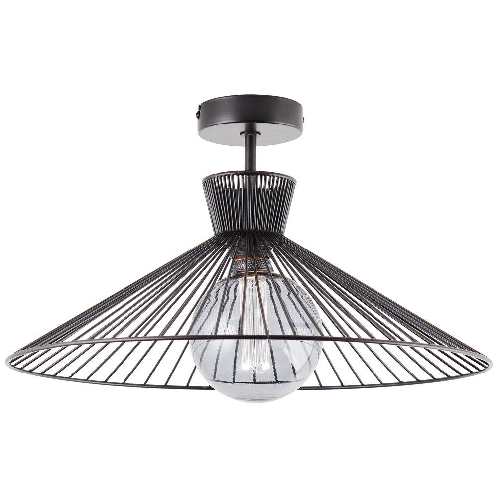Brilliant-Leuchten Elmont Plafoniera Nero, 1-Luce main product photo