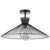 Brilliant-Leuchten Elmont Plafoniera Nero, 1-Luce