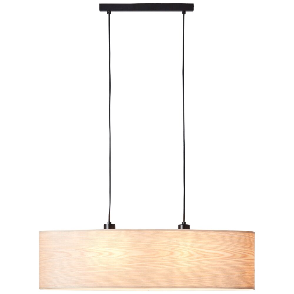 Brilliant-Leuchten Romm Lampada a Sospensione Nero, 2-Luci main product photo