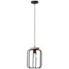 Brilliant-Leuchten Tosh Lampada a Sospensione Nero, 1-Luce