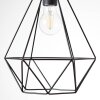 Brilliant-Leuchten Drewno Lampada a Sospensione Legno chiaro, Nero, 1-Luce
