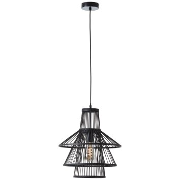 Brilliant-Leuchten Hartland Lampada a Sospensione Nero, 1-Luce