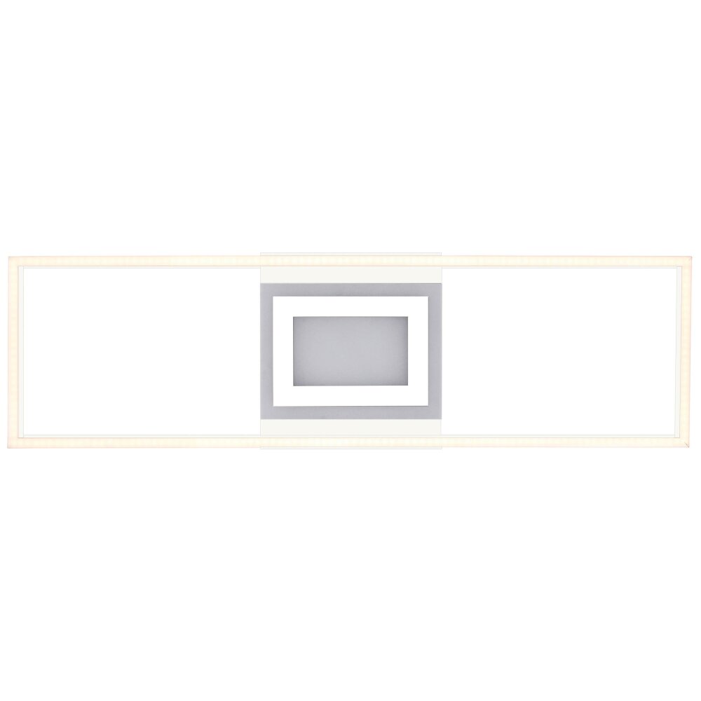 Brilliant-Leuchten Besson Plafoniera LED Bianco, 1-Luce