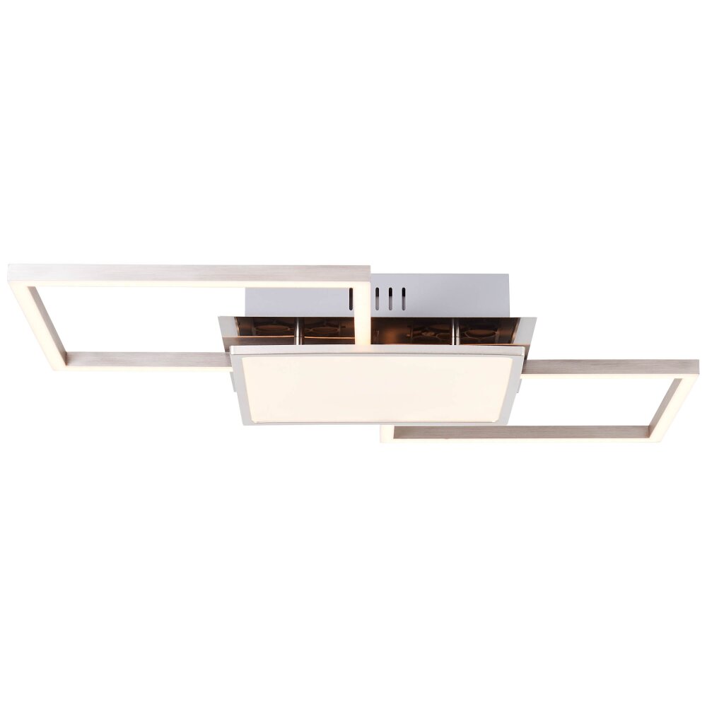 Brilliant-Leuchten Zelia Plafoniera LED Argento, 1-Luce main product photo