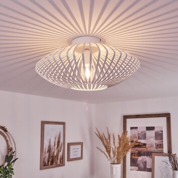 Wemude Plafoniera Bianco, 1-Luce