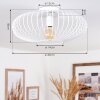 Wemude Plafoniera Bianco, 1-Luce