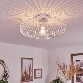 Wemude Plafoniera Bianco, 1-Luce