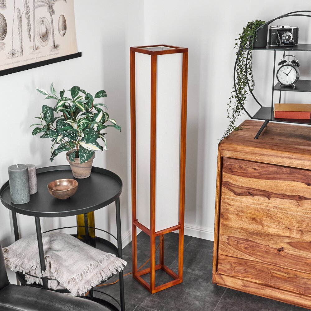 Blandin Lampada da terra Legno scuro, 2-Luci