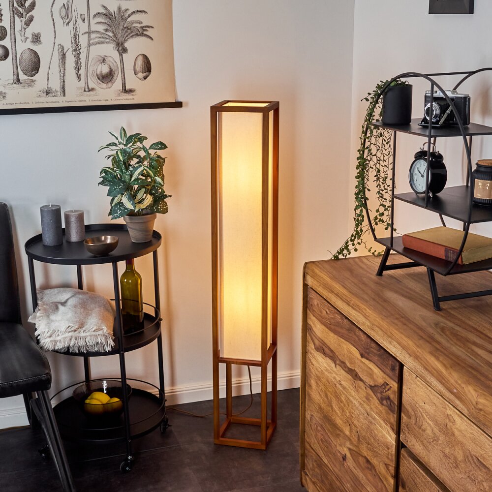 Blandin Lampada da terra Legno scuro, 2-Luci