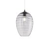 Fischer-Honsel Gordes Lampada a Sospensione Nero, 1-Luce