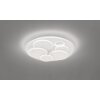 Fischer-Honsel Dots Plafoniera LED Bianco, 1-Luce, Telecomando