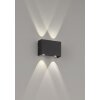 Fischer-Honsel Nairobi Applique da esterno LED Nero, 4-Luci