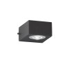 Fischer-Honsel Helsinki Applique da esterno LED Nero, 2-Luci