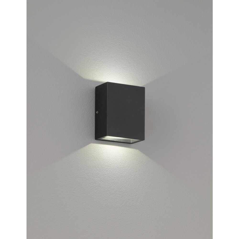 Fischer-Honsel Denver Applique da esterno LED Nero, 2-Luci main product photo
