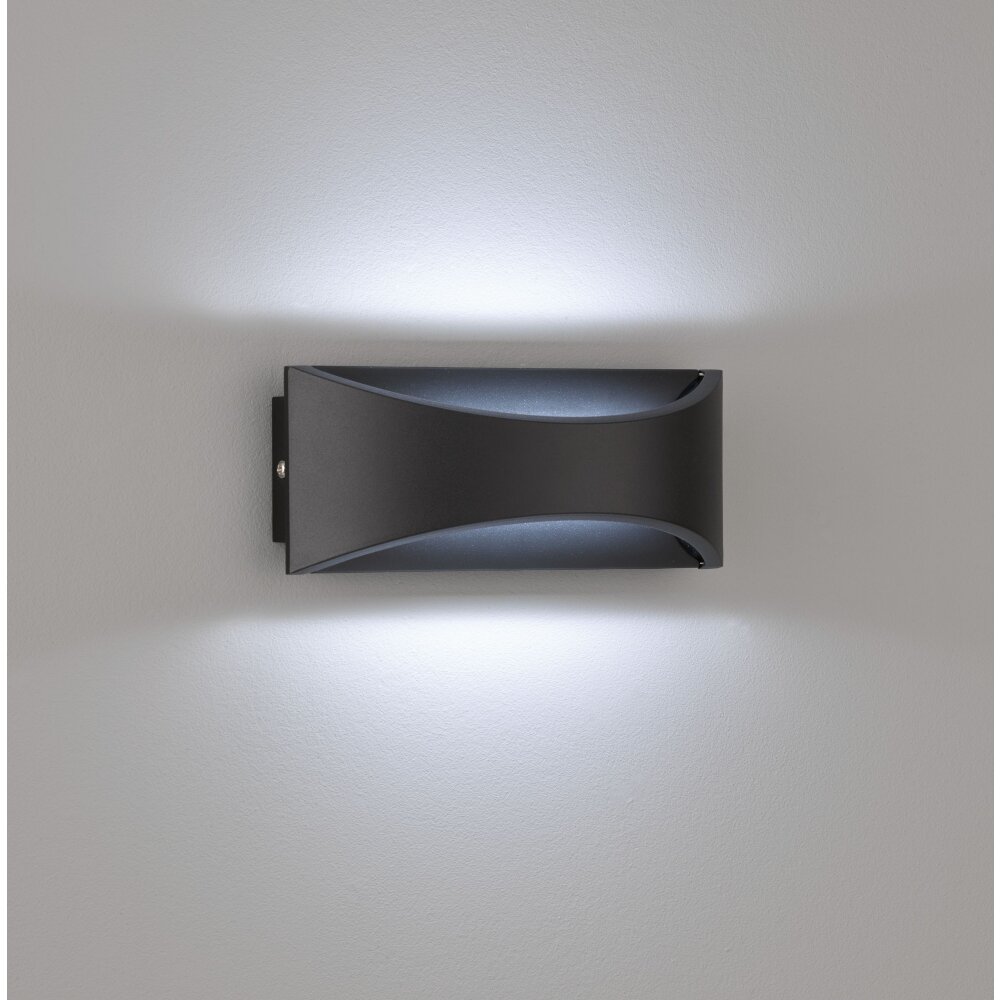 Fischer-Honsel Rio Applique da esterno LED Nero, 1-Luce main product photo