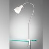 Fischer-Honsel Lolland Lampada con pinza Crema, 1-Luce