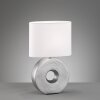 Fischer-Honsel Eye Lampada da tavolo Argento, 1-Luce