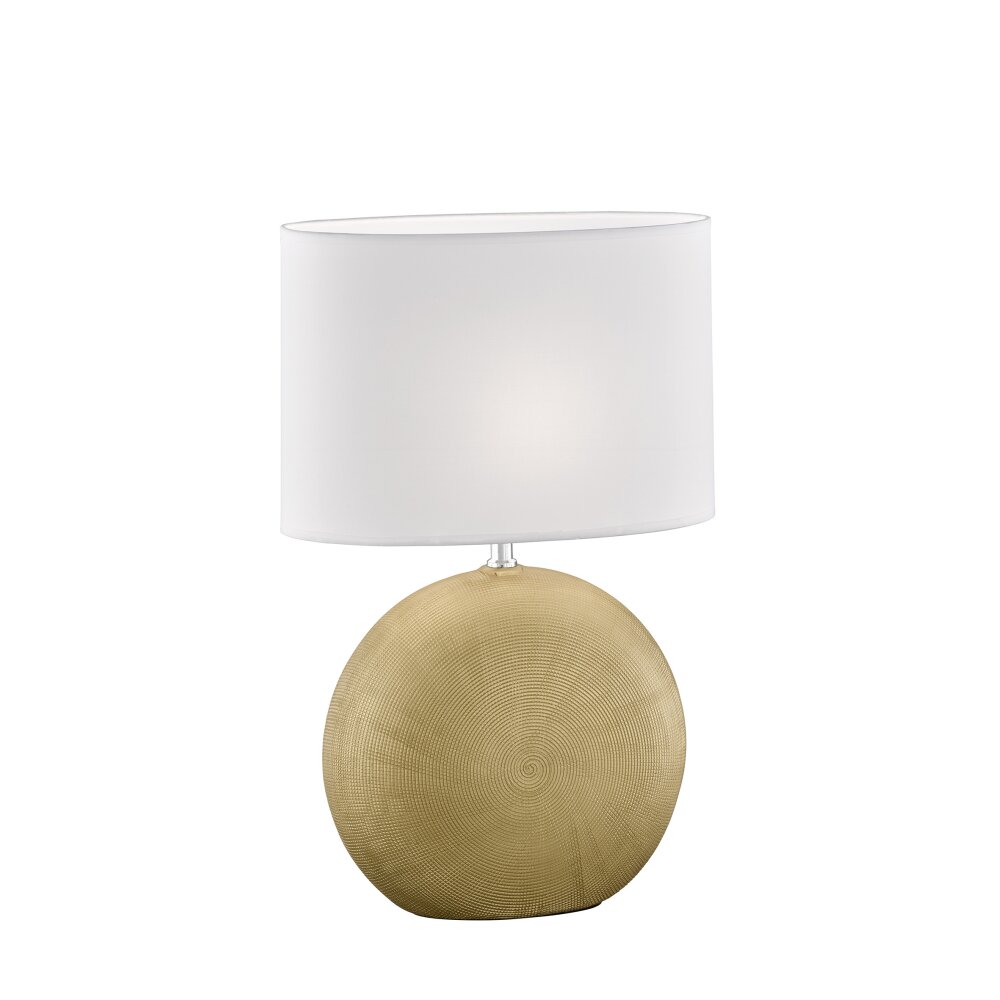 Fischer-Honsel Foro Lampada da tavolo Oro, 1-Luce