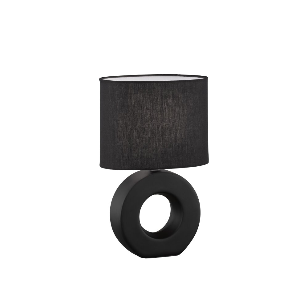 Fischer-Honsel Ponti Lampada da tavolo Nero, 1-Luce