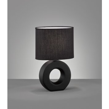 Fischer-Honsel Ponti Lampada da tavolo Nero, 1-Luce