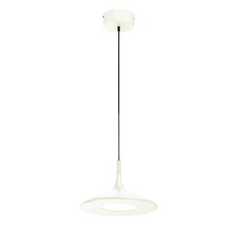 SCHÖNER-WOHNEN-Kollektion Slim Lampada a Sospensione LED Crema, 1-Luce