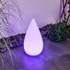 Bouilli Lampada da terra da esterno LED Bianco, 1-Luce, Telecomando, Cambia colore