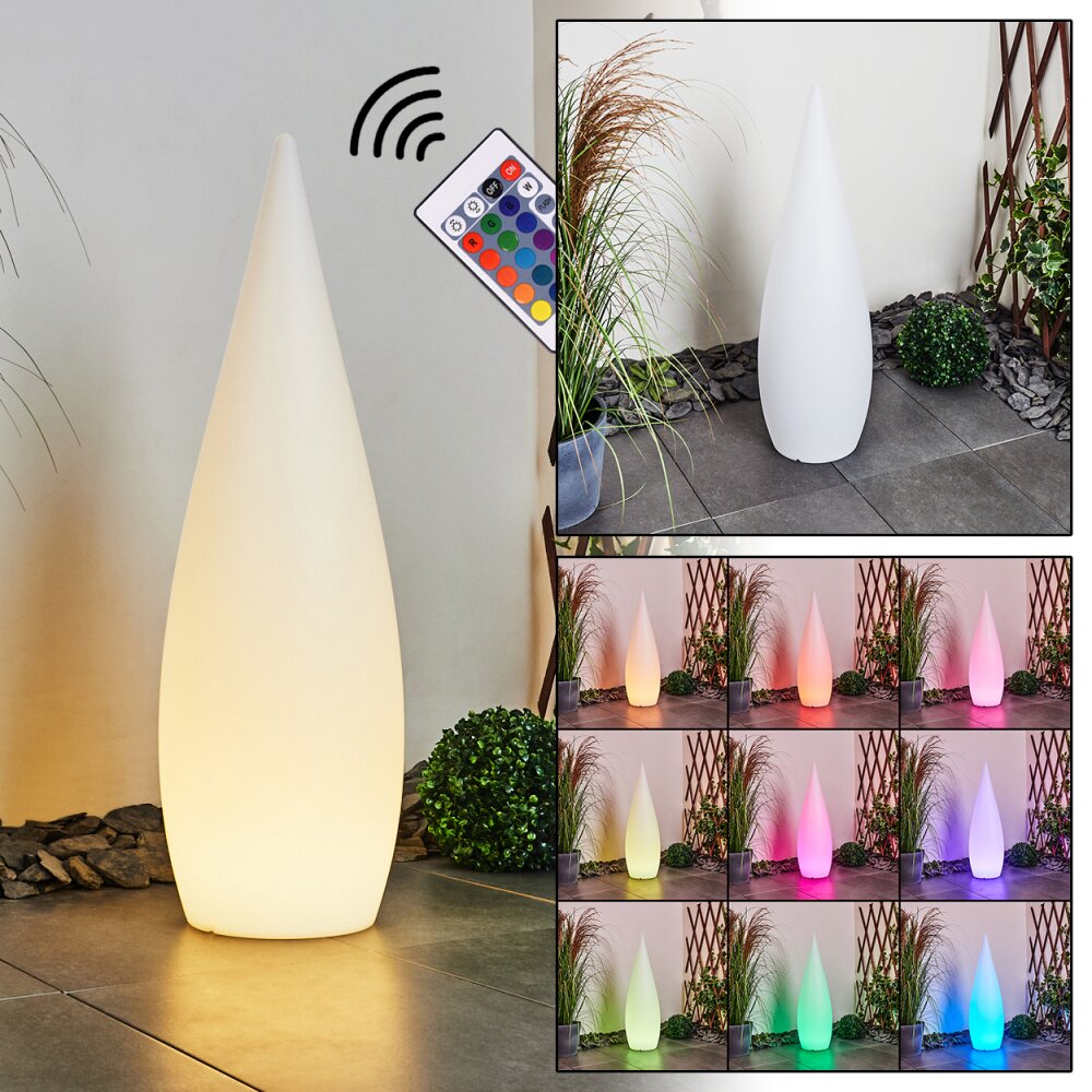 Bouilli Lampada da terra da esterno LED Bianco, 1-Luce, Telecomando, Cambia colore main product photo