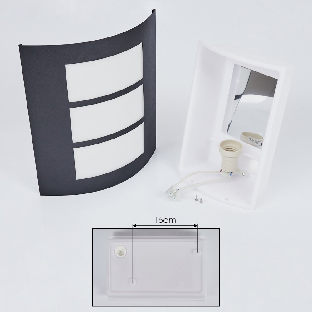 Matilau Applique da esterno Bianco, 1-Luce
