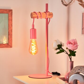 Picmy Lampada da tavolo Écru, Fucsia, 1-Luce