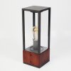 Kiwalik Lampada con piedistallo Legno scuro, Nero, 1-Luce