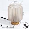 Briel Lampada da tavolo Ottone, 1-Luce