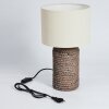 Dambrois Lampada da tavolo Marrone, Écru, 1-Luce Dambrois Lampada da tavolo Marrone, Écru, 1-Luce