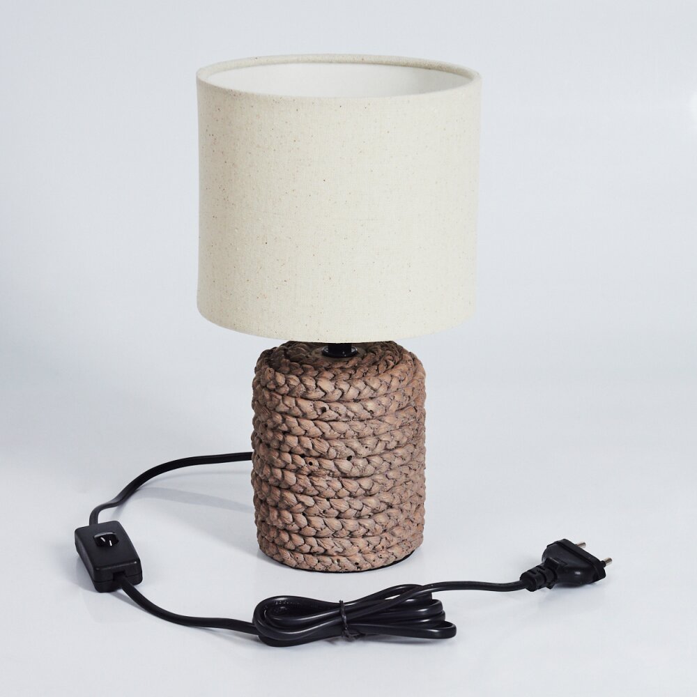 Dambrois Lampada da tavolo Marrone, Écru, 1-Luce