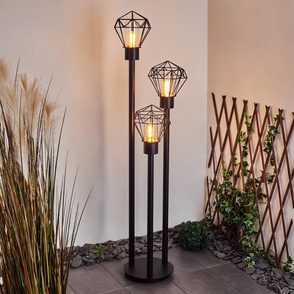 Solda Lampioncino Segnapasso Nero, 3-Luci main product photo