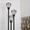 Solda Lampioncino Segnapasso Nero, 3-Luci