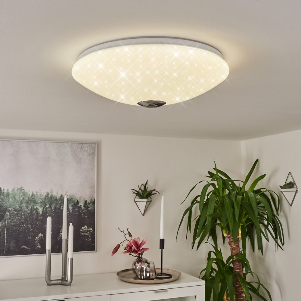 Langlois Plafoniera Bianco, 1-Luce
