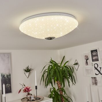 Langlois Plafoniera Bianco, 1-Luce