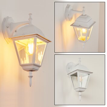 Naofe Applique da esterno Bianco, 1-Luce