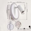 Viata Applique LED Bianco, 2-Luci