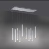 Leuchten-Direkt BRUNO Lampada a Sospensione LED Alluminio, 10-Luci