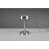 Trio-Leuchten Franklin Lampada da tavolo LED Nichel opaco, 1-Luce