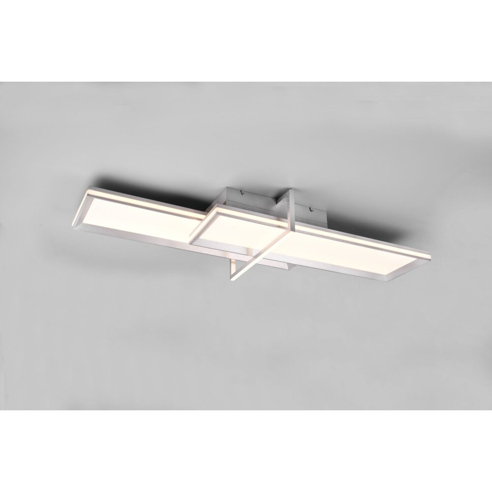 Trio-Leuchten Charleston Plafoniera LED Alluminio, 2-Luci main product photo