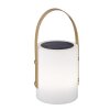 FHL-easy Bari Lampada da tavolo LED Bianco, 1-Luce, Telecomando, Cambia colore