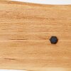 Brilliant-Leuchten Baker Lampada a Sospensione Legno chiaro, Nero, 4-Luci