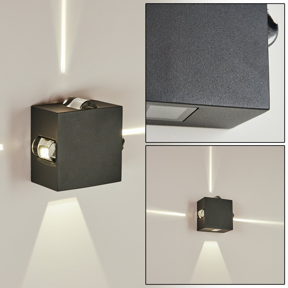 Bedou Applique da esterno LED Antracite, 1-Luce main product photo