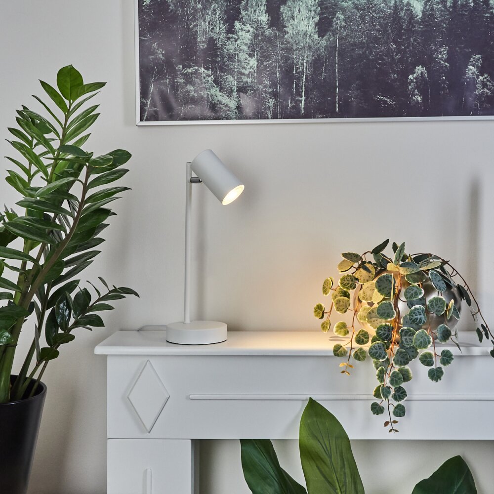 Javel Lampada da tavolo Cromo, Bianco, 1-Luce
