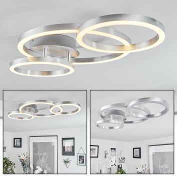 Sorte Plafoniera LED Nichel opaco, 1-Luce