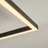 Hyacinthe Plafoniera LED Cromo, Nero, 1-Luce