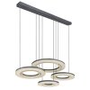 Globo BLASIUS Lampadario a sospensione LED Nero, 1-Luce, Telecomando